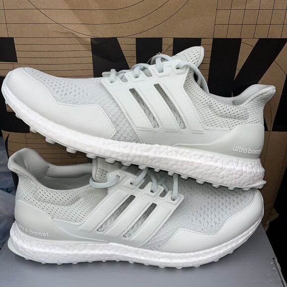 NEW Adidas UltraBoost Golf Jade White Mint Spikeless Golf IF0324 Men Size 11 - Picture 1 of 7